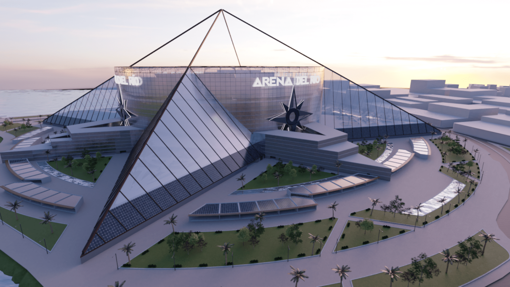 No va más el arena del río
