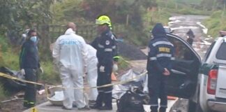 DOS MUERTOS DEJÓ CAÍDA DE RAYO EN CUNDINAMARCA
