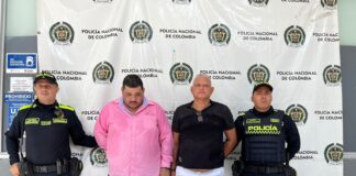 CAYERON EN RIOHACHA DOS PRESUNTOS INTEGRANTES DE LA BANDA CRIMINAL AUTODEFENSAS CONQUISTADORAS DE LA SIERRA NEVADA