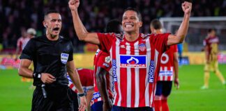 CARLOS BACCA CONTINUARÁ EN JUNIOR, POR LO MENOS HASTA EL FINAL DEL 2023