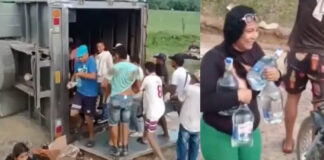 SE REPITE LA HISTORIA DE NUNCA ACABAR EN LAS VÍAS DEL MAGDALENA, UN CAMIÓN DE AGUARDIENTE FUE SAQUEADO TRAS ACCIDENTARSE