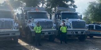 MEDIANTE PLANES DE REGISTRO Y CONTROL A VEHÍCULOS, FUERON RECUPERADAS TRES VOLQUETAS EN ATLÁNTICO QUE HURTARON EN CÓRDOBA