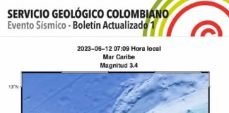 FUERTE TEMBLOR SACUDIÓ ESTE LUNES FESTIVO A SANTA MARTA