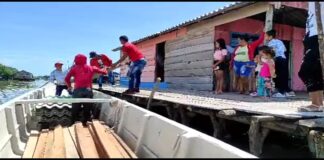 LLEGARON LAS PRIMERAS AYUDAS A NUEVA VENECIA Y BUENAVISTA DESPUÉS DEL VENDAVAL