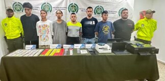 FUE DESMANTELADA UNA BANDA QUE OPERABA EN EL NORTE DE BARRANQUILLA DEDICADA AL FRAUDE INFORMÁTICO