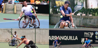 UNA BRASILEÑA Y UN ARGENTINO SE CORONARON CAMPEONES DEL TORNEO DE TENIS EN SILLA DE RUEDAS COPA CIUDAD DE BARRANQUILLA OPEN