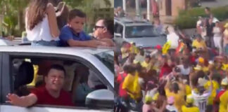 COMO SI SE TRATARA DE UN HÉROE ‘ÑOÑO’ ELÍAS FUE RECIBIDO CON CARAVANA, EN EL DEPARTAMENTO DE CÓRDOBA
