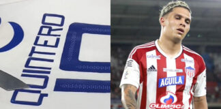 UNA EMPRESA BARRANQUILLERA OFRECE EL SERVICIO DE BORRAR EL NOMBRE DE JUAN FERNANDO QUINTERO DE LAS CAMISETAS