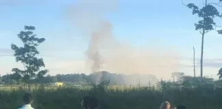 UN PILOTO DE LA FUERZA AÉREA MURIÓ Y OTRO RESULTÓ HERIDO, AL CHOCAR DOS AVIONES EN PLENO VUELO