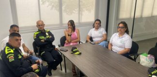 COMANDANTE DE LA POLICÍA METROPOLITANA SE REUNIÓ CON FUNCIONARIOS DE FISCALÍA GENERAL DE LA NACIÓN EN SOLEDAD