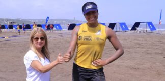 GOBERNADORA DEL ATLÁNTICO COMPARTIÓ CON LA SELECCIÓN COLOMBIA DE RUGBY EN LAS PLAYAS DE SABANILLA