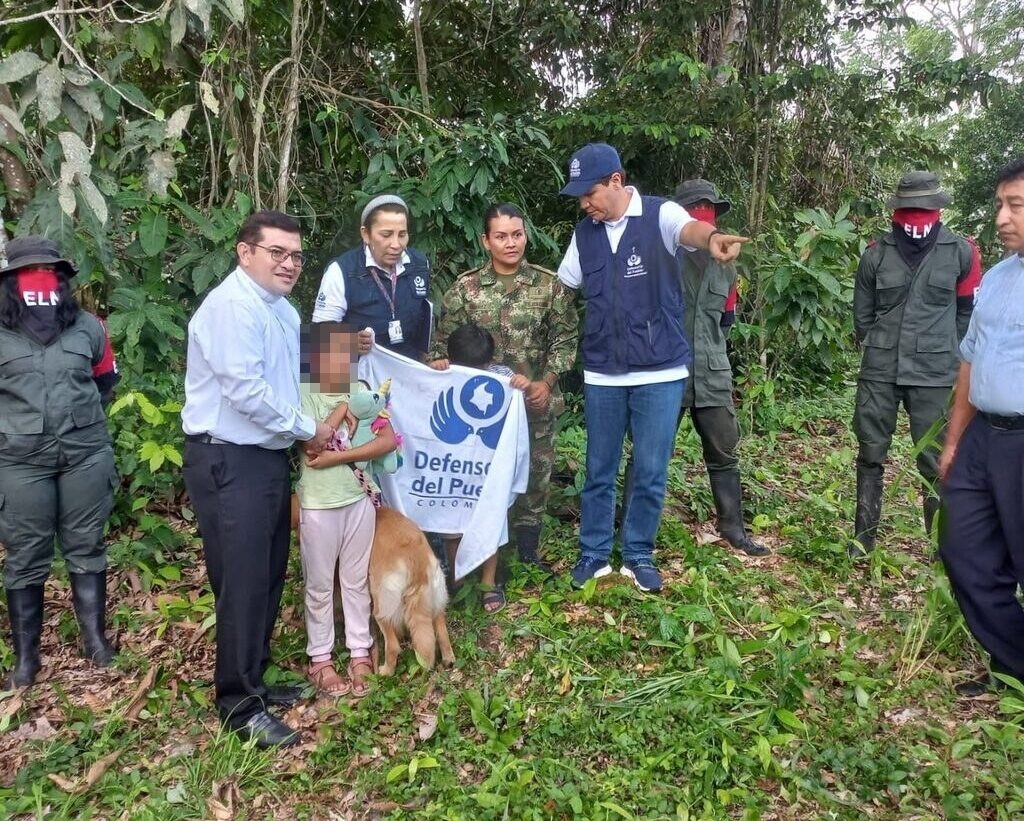 La sargento ramírez y sus dos hijos fueron dejados en libertad por el ELN