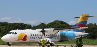 TOLÚ, LA AERONAVE QUE LUCIRÁ LA IMAGEN EN GIGANTOGRAFÍA DEL GOLFO DE MORROSQUILLO