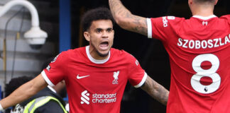 LUIS DÍAZ ANOTÓ EL ÚNICO GOL DEL LIVERPOOL EN EL EMPATE A UN GOL, CON EL CHELSEA EN EL ARRANQUE DE LA PREMIER LEAGUE