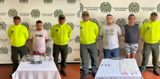 TRES PERSONAS FUERON CAPTURADAS POR TRÁFICO DE ESTUPEFACIENTES, EN HECHOS AISLADOS