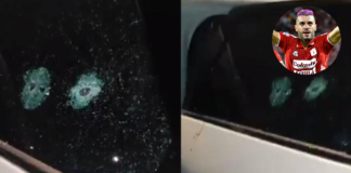 DESCONOCIDOS DISPARARON EN CONTRA DE LA CAMIONETA DEL JUGADOR DEL AMÉRICA DE CALI IAGO FALQUE