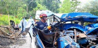 CUATRO MUERTOS DE UNA MISMA FAMILIA DEJÓ ACCIDENTE EN RIONEGRO-SANTANDER