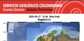 EL MUNICIPIO DE EL CALVARIO, EN EL DEPARTAMENTO DEL META FUE EL EPICENTRO DEL TEMBLOR