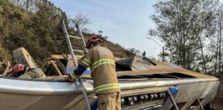 TRAGEDIA EN BRASIL: UN BUS CON AFICIONADOS DEL CORINTHIANS SE ACCIDENTÓ Y DEJÓ 7 PERSONAS FALLECIDAS Y 27 HERIDAS
