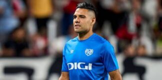 FALCAO GARCÍA SEGUIRÁ SIENDO BAJA PARA EL RAYO VALLECANO, EN SU PARTIDO ANTE EL VILLARREAL