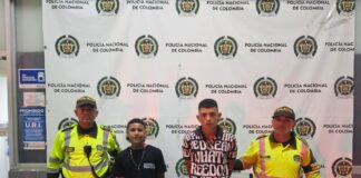 DOS CAPTURADOS CUANDO INTENTABAN ATRACAR UN BUS URBANO EN BARRANQUILLA