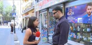 UNA PERIODISTA ESPAÑOLA FUE VÍCTIMA DE UN ABERRANTE CASO DE ACOSO, MIENTRAS HACÍA UN REPORTAJE EN VIVO
