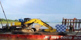 ARMADA DE COLOMBIA DECOMISÓ MAQUINARIA AMARILLA UTILIZADA PARA MINERÍA ILEGAL