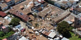 EMERGENCIA EN RIONEGRO POR LA EXPLOSIÓN DE UNA CASA, EN PLENO CENTRO DEL MUNICIPIO