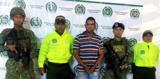 AUTORIDADES CAPTURARON A PRESUNTO INTEGRANTE DEL CLAN DEL GOLFO EN SUCRE