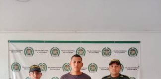 CAPTURADO POR RECEPTACIÓN EN SABANALARGA