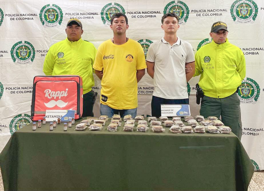 Dos hombres fueron capturados por tráfico de drogas, en el barrio el silencio