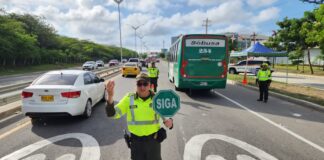 TODO LISTO EN EL OPERATIVO DE SEGURIDAD PARA LOS VIAJEROS EN EL PUENTE FESTIVO EN BARRANQUILLA