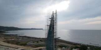 A TODA MARCHA AVANZAN LAS OBRAS DEL FARO DE PUERTO COLOMBIA