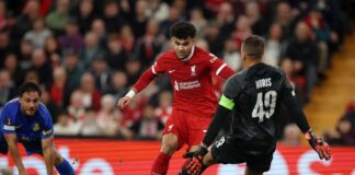 CON LUIS DÍAZ SALIENDO DESDE EL BANCO, EL LIVERPOOL VENCIÓ 2-0 AL UNION SAINT-GILLOISE
