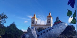 EL INSÓLITO ALUMBRADO NAVIDEÑO EN EL MUNICIPIO DE LA UNIÓN QUE HA GENERADO POLÉMICA
