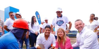 GOBERNADORA DEL ATLÁNTICO DIO INICIO A LA CONSTRUCCIÓN DE DOS TANQUES DE ALMACENAMIENTO DE AGUA POTABLE EN MALAMBO