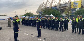 1.600 HOMBRES Y MUJERES DE LA POLICÍA METROPOLITANA LISTOS PARA LA SEGURIDAD DEL EVENTO DEPORTIVO COLOMBIA VS BRASIL