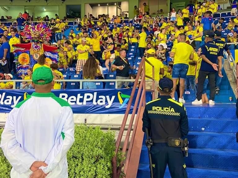 Balance positivo antes, durante y después del partido de la selección Colombia