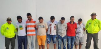 SIETE PRESUNTOS INTEGRANTES DE LOS ‘ROMPE VIDRIOS’ FUERON CAPTURADOS EN SINCELEJO