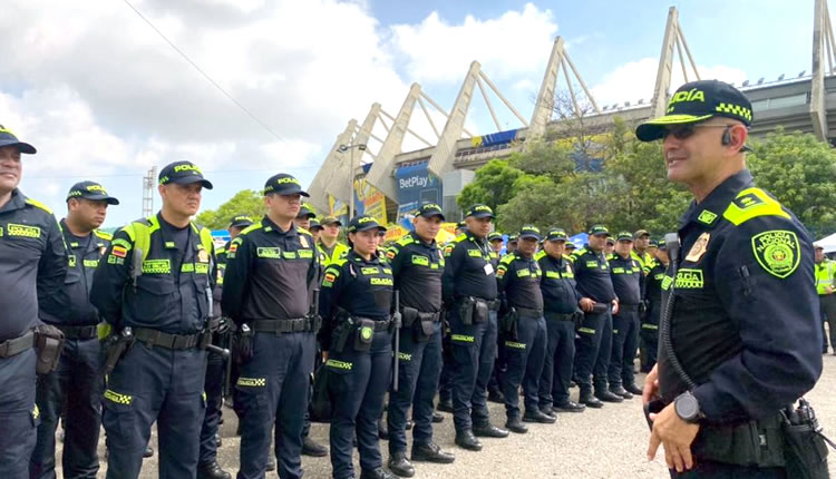 Listo dispositivo de seguridad para el encuentro Junior vs. Tolima