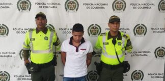 UN CIUDADANO VENEZOLANO FUE CAPTURADO POR PORTE ILEGAL DE ARMAS DE FUEGO EN EL BARRIO BOSTON