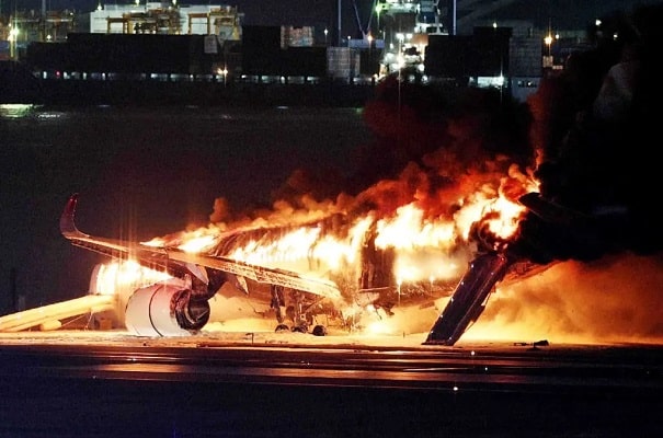 Tragedia en el aeropuerto de tokio dejó cinco personas fallecidas