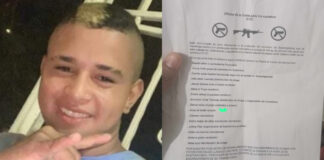 JOVEN DESCUARTIZADO EN BARRANQUILLA SERÍA SICARIO DE ‘LOS COSTEÑOS’ Y APARECÍA EN UN PANFLETO AMENAZANTE