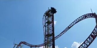 SIETE PERSONAS TUVIERON QUE SER RESCATADAS DE LA MONTAÑA RUSA KRATER EN EL PARQUE DEL CAFÉ
