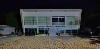 POLICÍA NACIONAL DECOMISÓ CERCA DE 2.6 TONELADAS DE COCAÍNA EN LA ZONA PORTUARIA DE SANTA MARTA