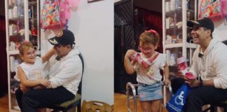 EL ALCALDE DE BARRANQUILLA ÁLEX CHAR SORPRENDIÓ A LA PEQUEÑA SARITA QUE CONOCIÓ EN LA GRAN PARADA