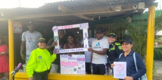 ¡ESTAMOS CONTIGO! CAMPAÑA DE PREVENCIÓN CONTRA LA VIOLENCIA DE GÉNERO EN EL CORREGIMIENTO DE SAN PABLO EN MARIALABAJA