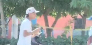 TERROR A LAS AFUERAS DE UN COLEGIO EN LAS CAYENAS POR ENFRENTAMIENTOS ENTRE JÓVENES