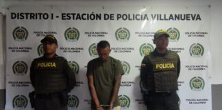 EL ‘CHIGÜIRO’ PERO NO BENÍTEZ FUE CAPTURADO POR PORTE ILEGAL DE ARMAS DE FUEGO