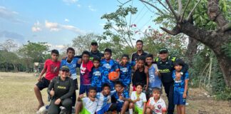 POLICÍA DE CICUCO Y COMUNIDAD, FORTALECEN LAZOS DE AMISTAD A TRAVÉS DEL DEPORTE